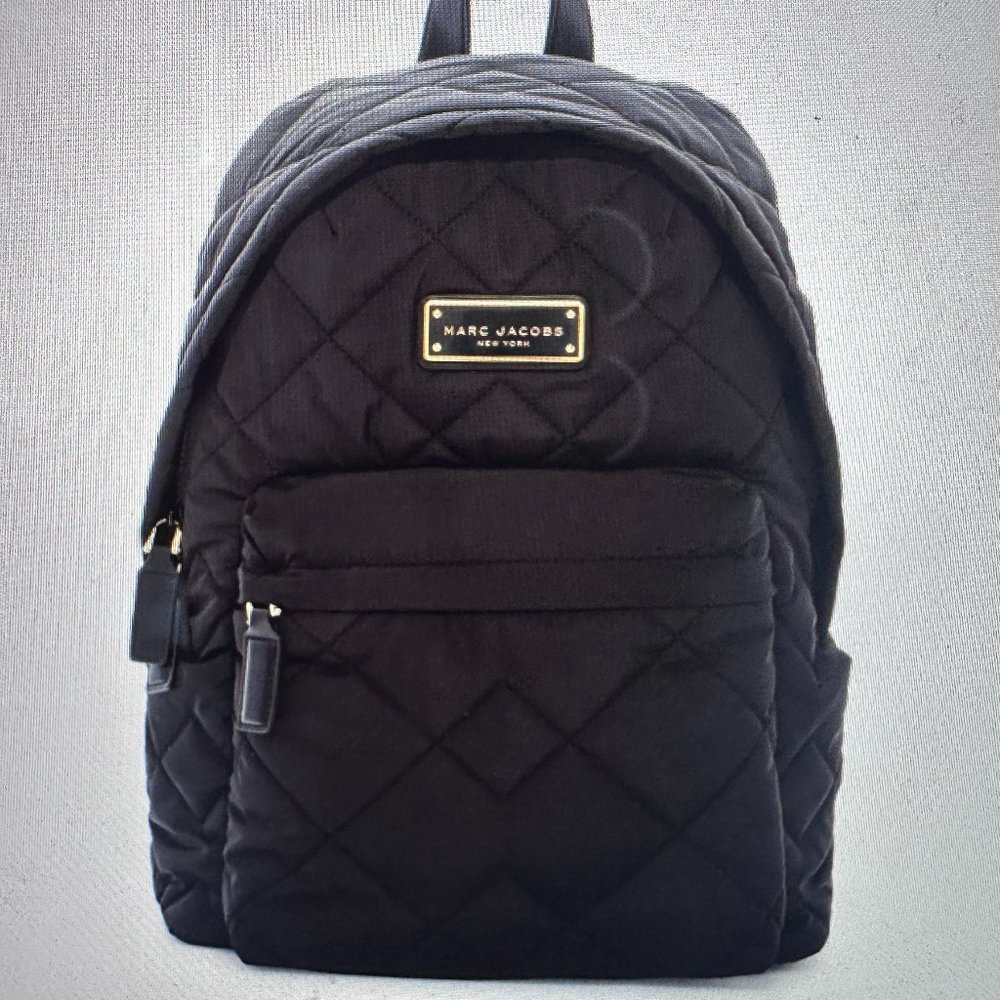 Marc Jacobs Quilted Nylon School Backpack EUC